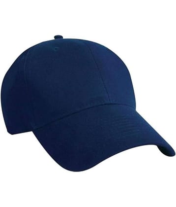 Tahiro Blue Plain Cotton Caps
