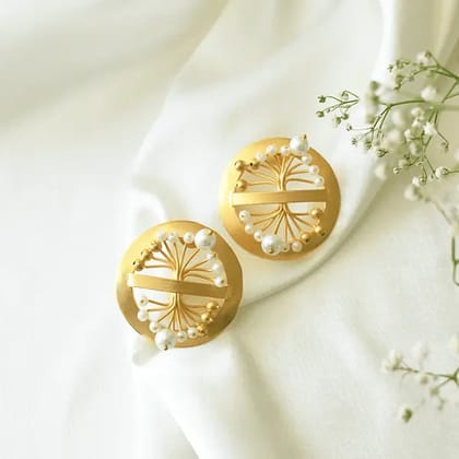 Modern Filigree Studs