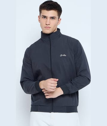 SCOLLER Polyester Men's Windcheater Jacket - Dark Grey ( Pack of 1 )