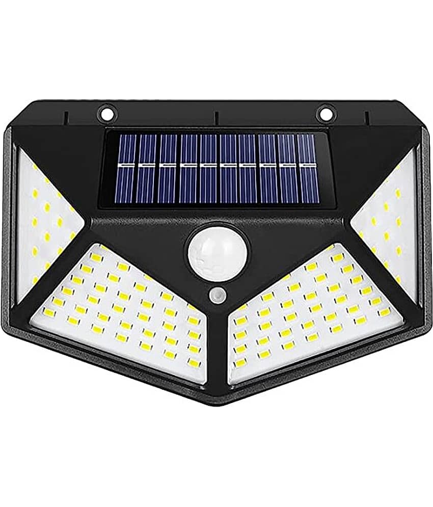 Spark World Above 50W Solar Outdoor Wall Light ( Pack of 1 )