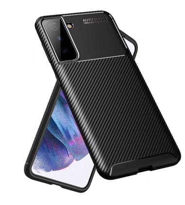 Aramid Fibre Series Shockproof Armor Back Cover for Samsung Galaxy S21 Plus, 6.7 inch, Phantom Black