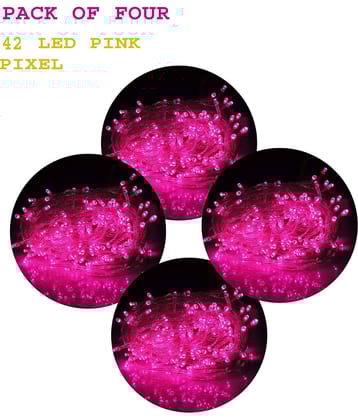 MIRADH - Pink 10Mtr String Light ( Pack of 4 )