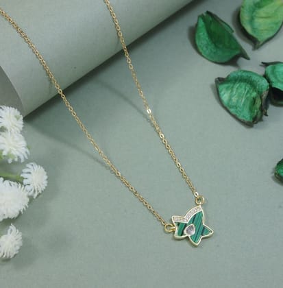 Stainless Steel Star Pendent Necklace - STNK 5474