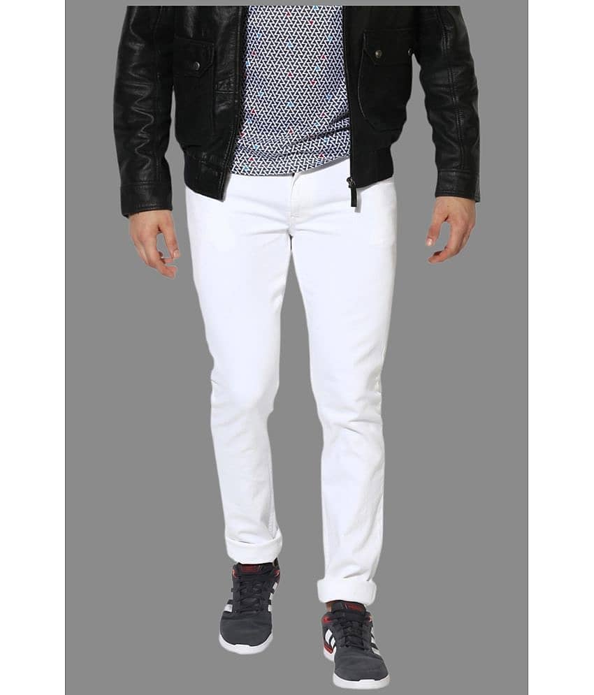 Lawson - White Denim Slim Fit Men's Jeans ( Pack of 1 )