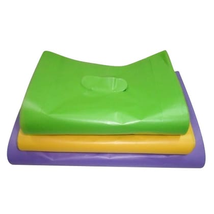 Enviclean Sustainable Packaging Bag (500kg) | Premium Embossed Surface with Flexiloop Handle | Retail Shopping