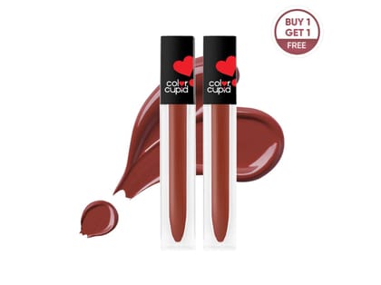 BUY 1 GET 1 - Color Cupid Forever Love Matte Liquid Lipstick - Caramel Sugar - 4.1 g BUY 1 GET 1 - Color Cupid Forever Love Matte Liquid Lipstick - Caramel Sugar - 4.1 g