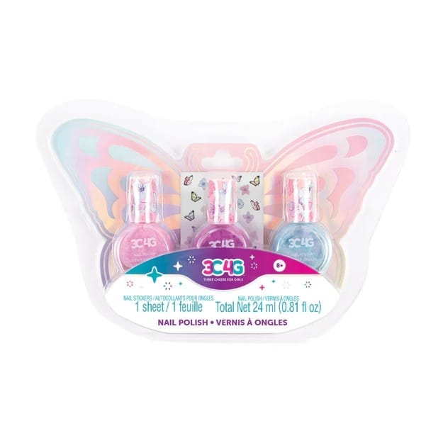 Make It Real Butterfly Nail Polish Trio