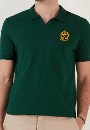 Indian Army Embroidery Polo T-shirt - Rare / Large Indian Army Embroidery Polo T-shirt - Rare / Large