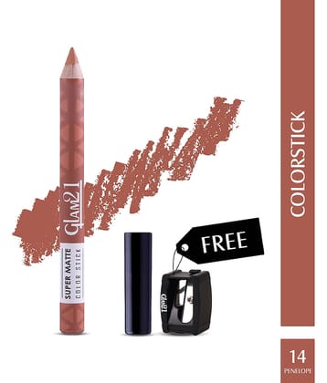 Glam21 Super Matte Colorstick Lip Crayon Smooth Matte Finish Long Lasting 3.5g Capri17