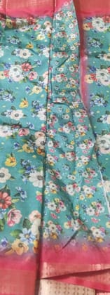 Trendy Digital Print Saree in Vibrant Colors