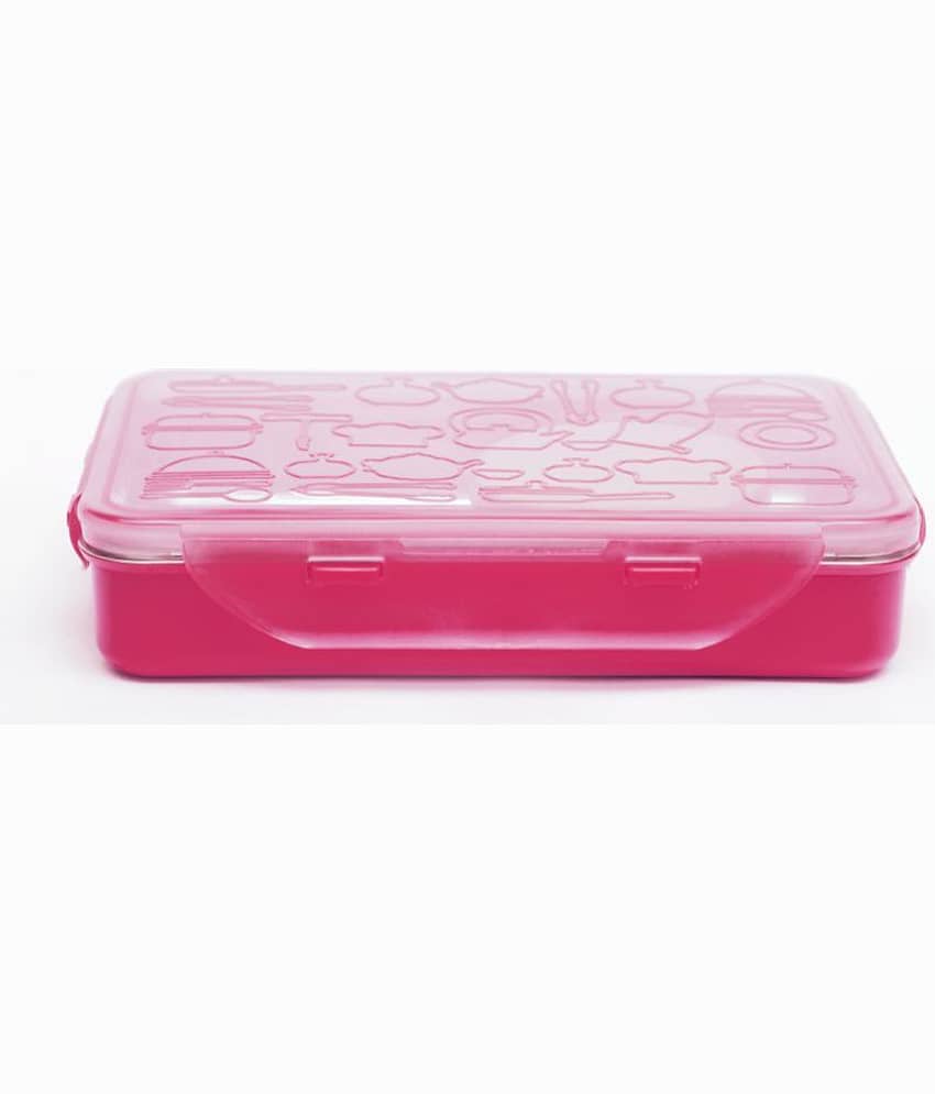 Generic - Stainless Steel School Lunch Boxes 1 Container ( Pack of 1 )