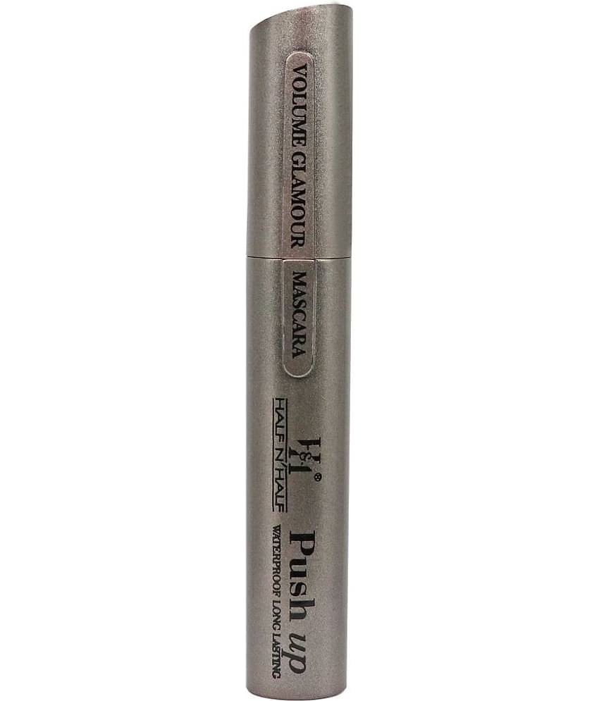 Half N Half Volume Glamour Mascara, PushUp Waterproof & Long lasting, Black (12ml)