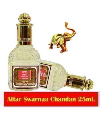 INDRA SUGANDH BHANDAR Attar Swarnaa Chandan With Golden Crystals 25ml Rollon Pack