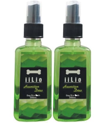 Hawaiian Dew Dog dry bath Anti fungal, Anti dandruff shampoo Pack of 2(400ML)