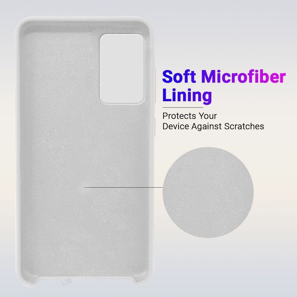 LIRAMARK Liquid Silicone Soft Back Cover Case for Samsung Galaxy Note 20 Ultra