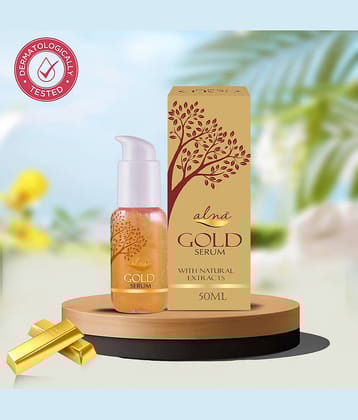 Alna Gold Serum 50ml With Natural Extracts For All Skin Type , Pack of 1
