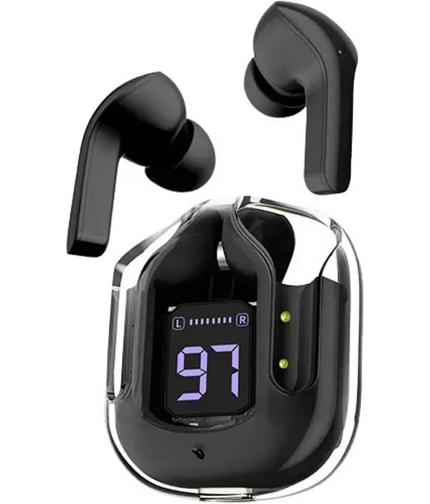 COREGENIX Ultrapods Bluetooth True Wireless (TWS) In Ear 8 Hours Playback Powerfull bass IPX4(Splash & Sweat Proof) Black