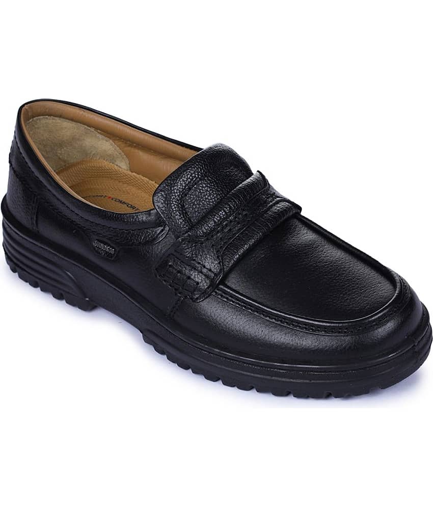 Liberty - Black Men's Slip On Formal Shoes