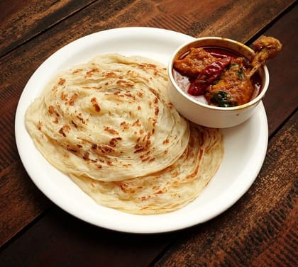 Malabar Paratha Chicken Curry