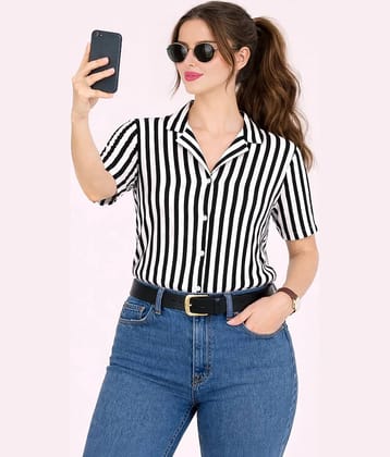 wanquila Women Cotton Shirt ( Black )