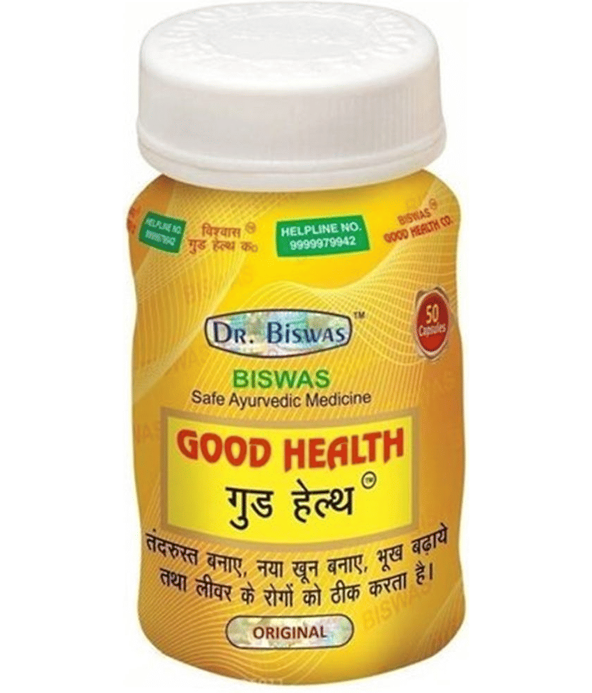 Ayurvedic Dr. Biswas Good Health Capsule 50 no.s Unflavoured Pack of 1