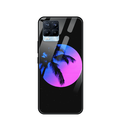 Night Terror Synthwave - Glass Cases For Realme Models-Realme Narzo 20 A