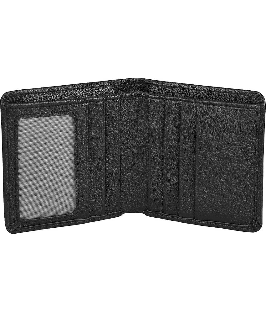 Wingers Black PU Men's RFID Wallet ( Pack of 1 )