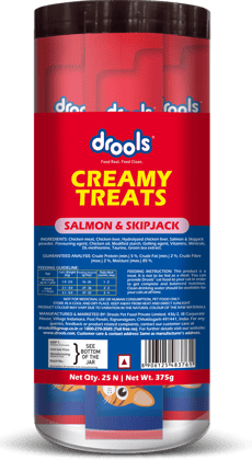 Drools Creamy Treats Salmon&amp;Skipjack 25Pcs