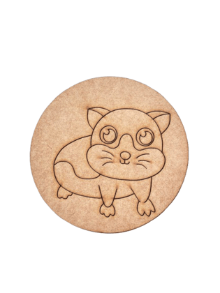 Dbeautify's Cute Animal DIY MDF Pre-Marked Base