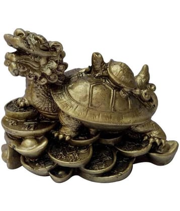 DD1 Feng Shui /Big Dragon Tortoise With Child For Health, Wealth & Prosperity
