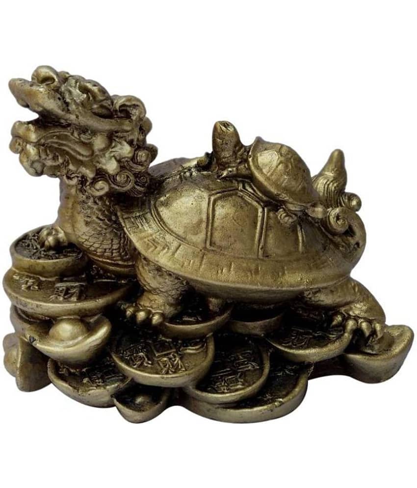 DD1 Feng Shui /Big Dragon Tortoise With Child For Health, Wealth & Prosperity