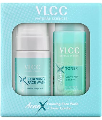 Vlcc Acnex Face Wash With Free Toner For Oily Skin Tone , 225Ml , Acne Control