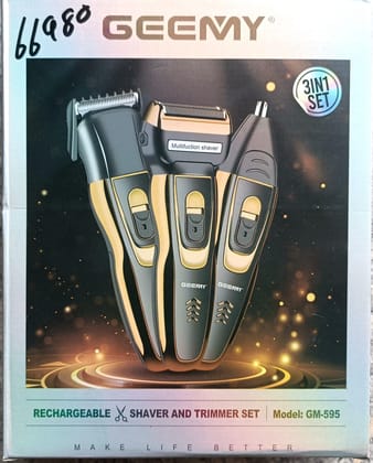 Geemy 3 in 1 Professional Trimmer Unisex GM-595