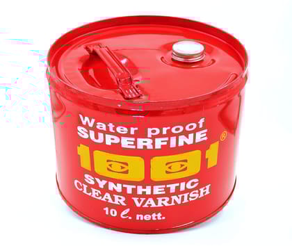 1001 Waterproof Superfine Synthetic Clear Varnish, 10L,