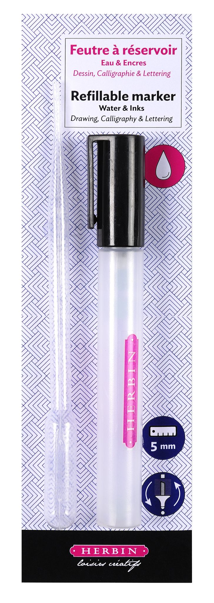 Herbin Refillable Marker Pen-5 mm