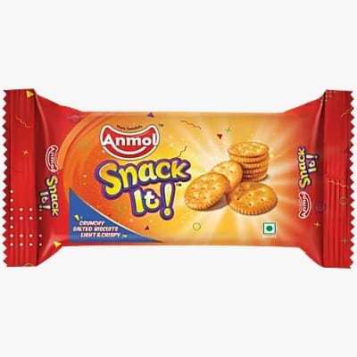 Anmol Snack It Biscuits, 70 g (Get 20 gm Extra)