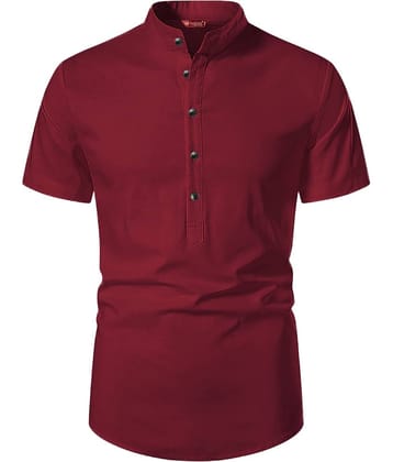 Yugnik Yellow Cotton Men's Regular Kurta ( Pack of 1 )