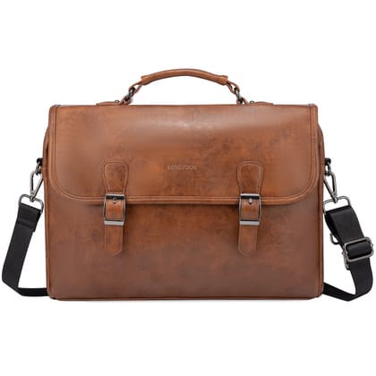 Lovevook Women's Laptop Bag Brown - Spacious and Stylish Work Tote-Brown