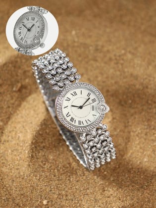 The Bling Round Watch-Watches