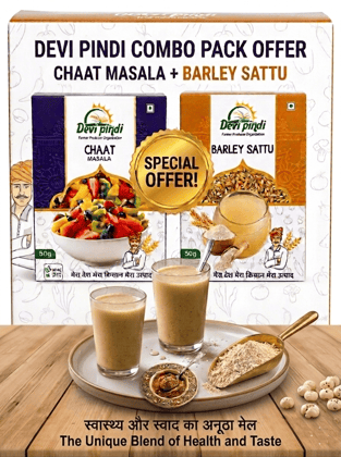 Barley Sattu & Chaat Masala Combo