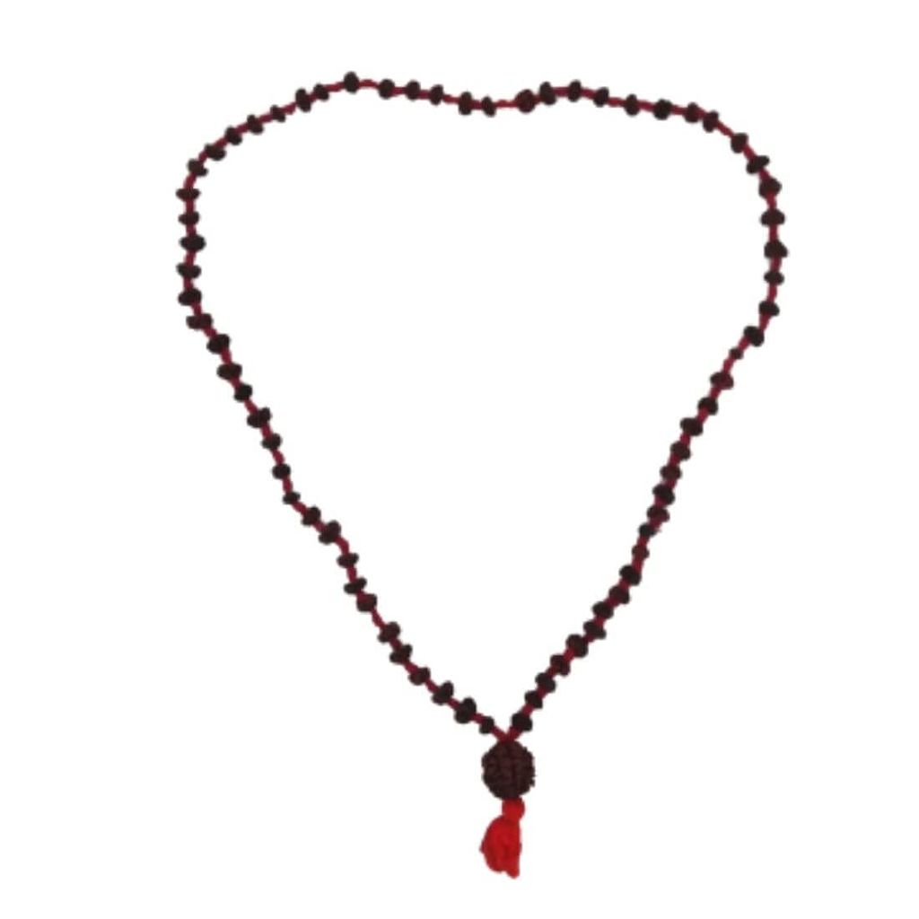 MAYAPURI Unisex Adult Pasmukhi Rudraksha Mala Original Small Beads Panch Mukhi Natural Rudraksha Mala For Neck Wearing (5 Mukhi/Five Face), Adults Unisex (Pack Of 1) - Pooja Needs | Buy online on ZillyBuy