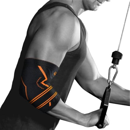 Tynor Elbow Support Air Pro (No return no exchange)-Orange