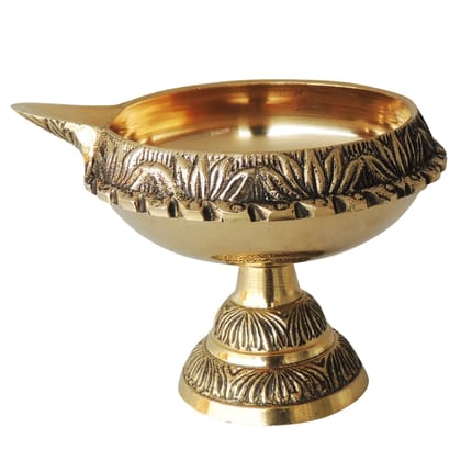 Brass Stand Kuber Deepak No. 5 (ZMAS194 G)