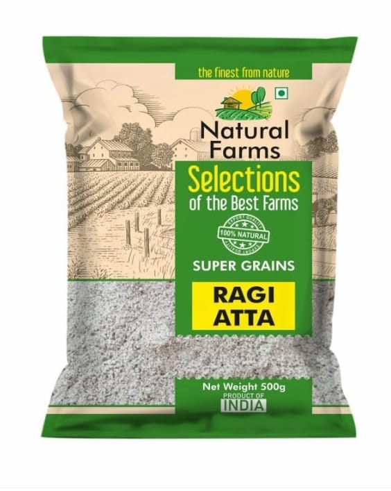 Natural Farms Ragi Atta 500 g