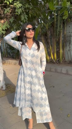 Collar Cotton Outfit-S