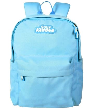 SmilyKiddos 10 Ltrs Blue Polyester College Bag - Blue