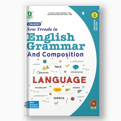 Candid New Trend in English Grammar and Composition - 8-Grade 08 / English
