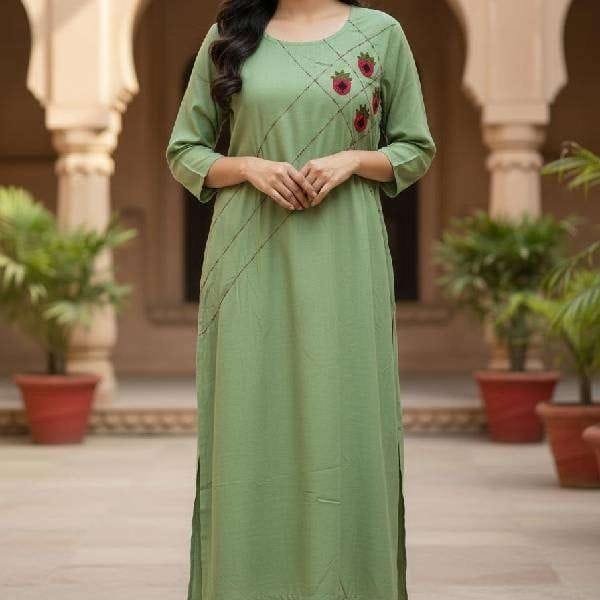 Premium Soft Cotton Kurti for Everyday Wear