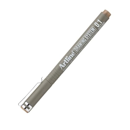 Artline Drawing System Pen 0.1 Marker Pale Brown Colour Pack of 12 | Explore Various Drawing Techniques for Artists & Designers Artline Drawing System Pen 0.1 Marker Pale Brown Colour Pack of 12 | Explore Various Drawing Techniques for Artists & Designers