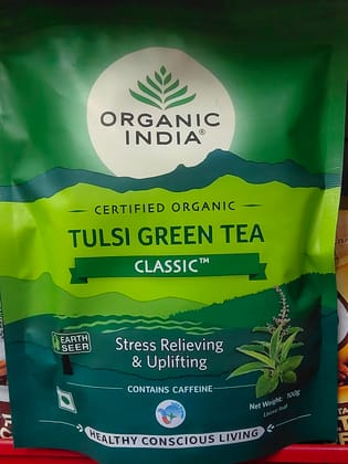 Organic India tulsi green tea classic